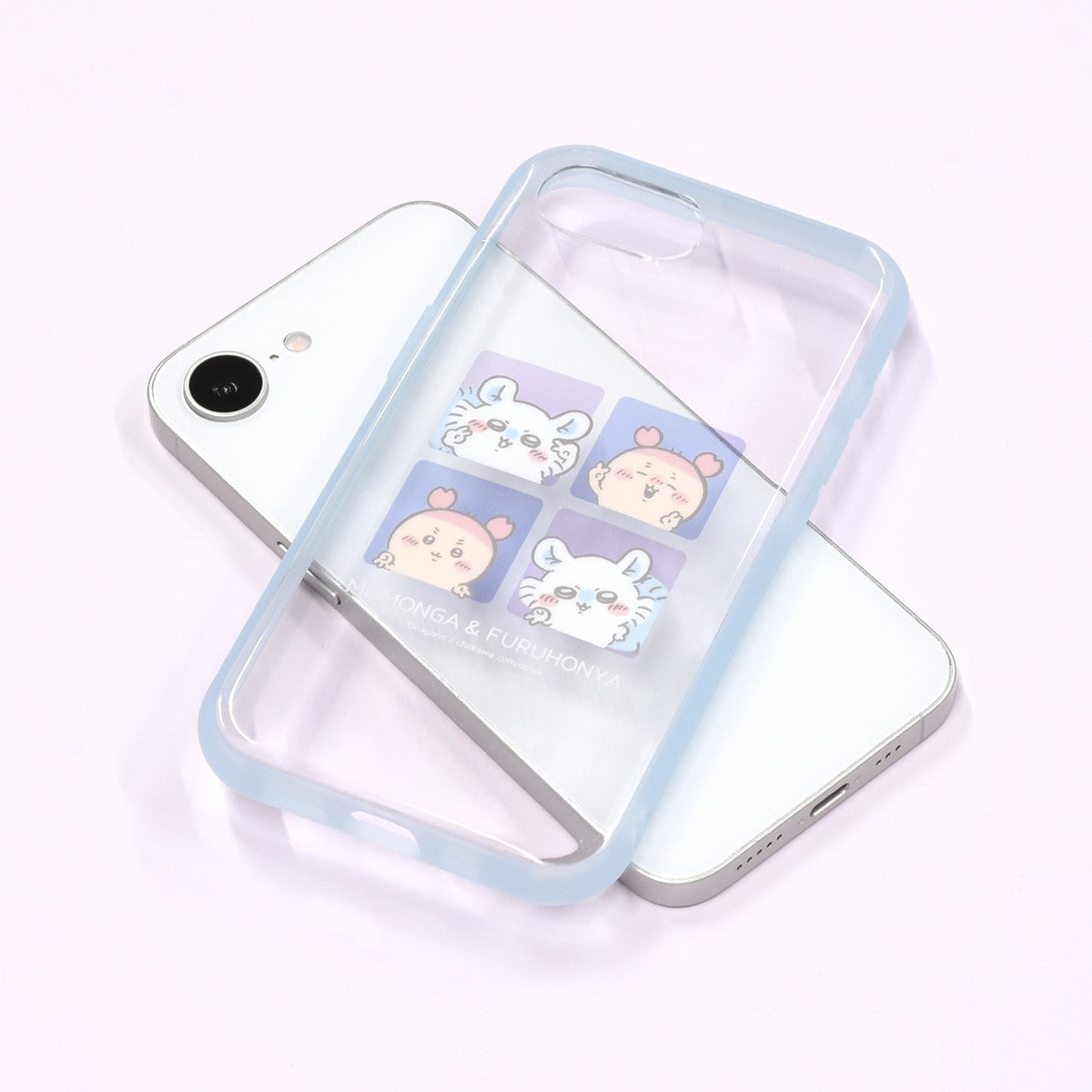 ちいかわ IIIIfit Clear iPhone16e対応 ケース（モモンガ＆古本屋）
