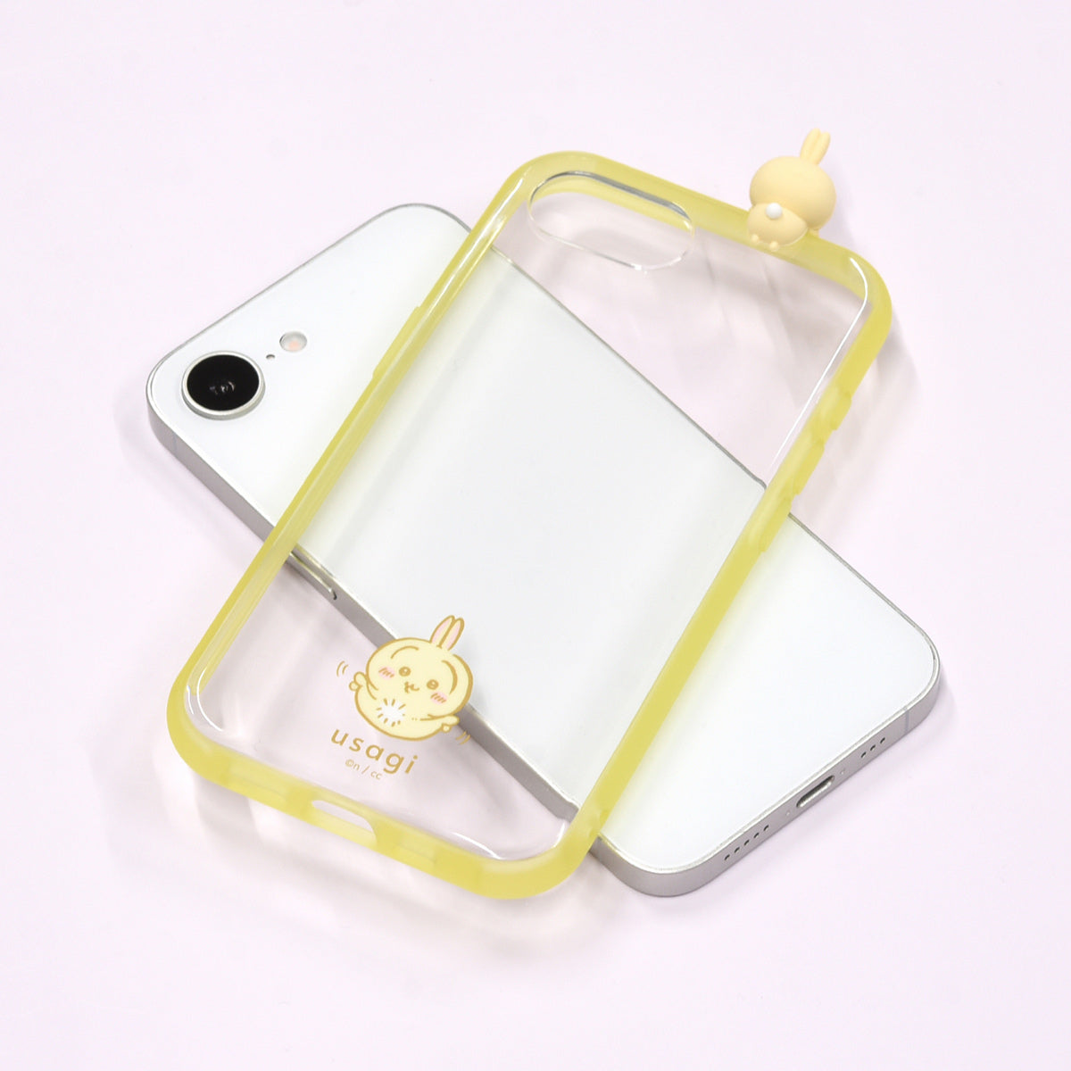 ちいかわ フレーム IIIIfit Clear iPhone16e対応ケース（うさぎ）
