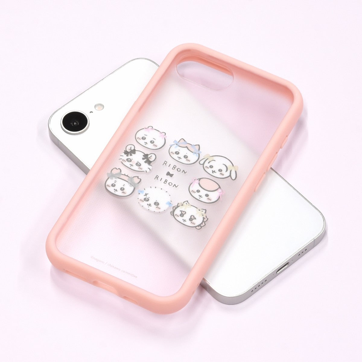 Chiikawa IIIIfit Plump Frame iPhone 16e Compatible Case (Ribbon)