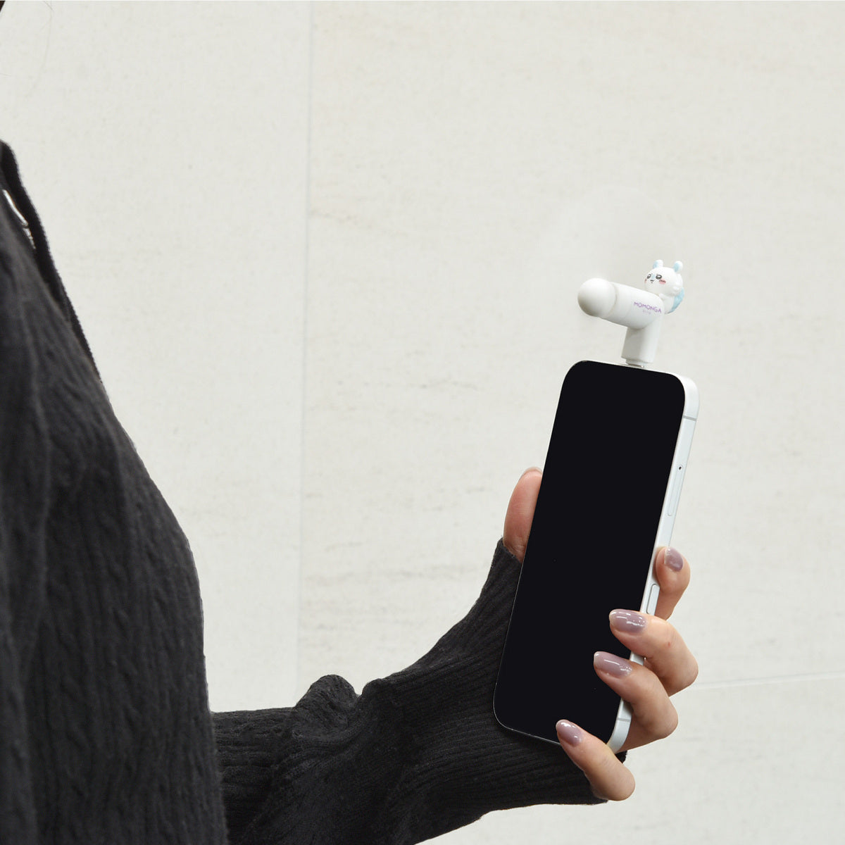 ちいかわ コネクタ付きミニクールファン USB Type-C（モモンガ）