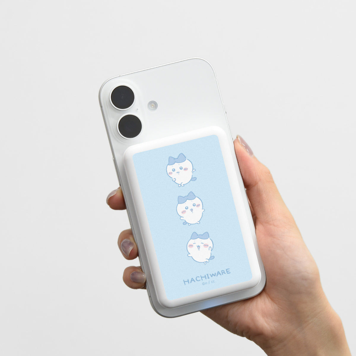 ちいかわ MagSafe対応 ワイヤレスリチウム充電器 5000mAh（ハチワレ）