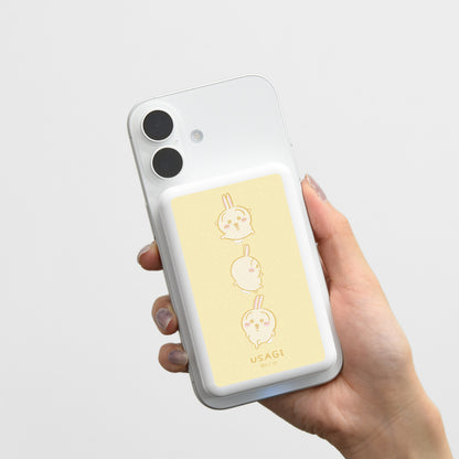 ちいかわ MagSafe対応 ワイヤレスリチウム充電器 5000mAh（うさぎ）