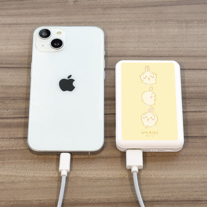 ちいかわ MagSafe対応 ワイヤレスリチウム充電器 5000mAh（うさぎ）