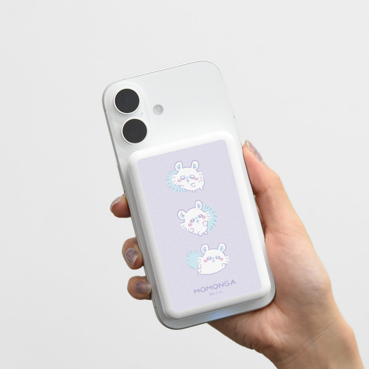 ちいかわ MagSafe対応 ワイヤレスリチウム充電器 5000mAh（モモンガ）