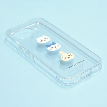 吉伊卡哇 Google Pixel 9a 透明壳（脸部图案）