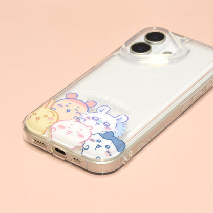 Chiikawa IIIIfit Clear iPhone 17 Compatible Case (Everyone)