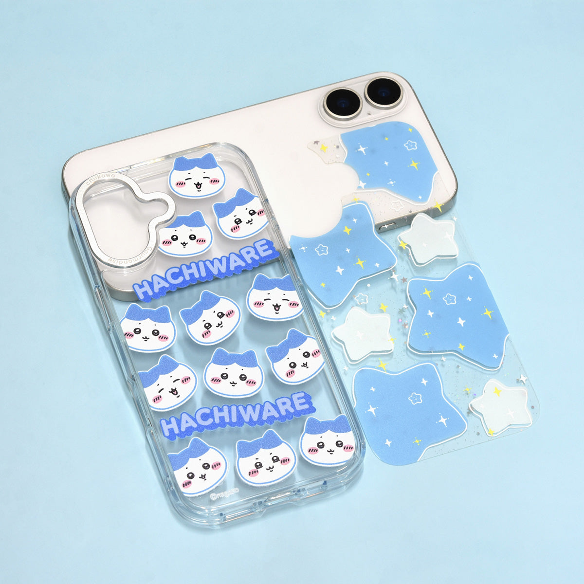 吉伊卡哇 攝像頭邊框 iPhone 17兼容手機殼 (小八貓)