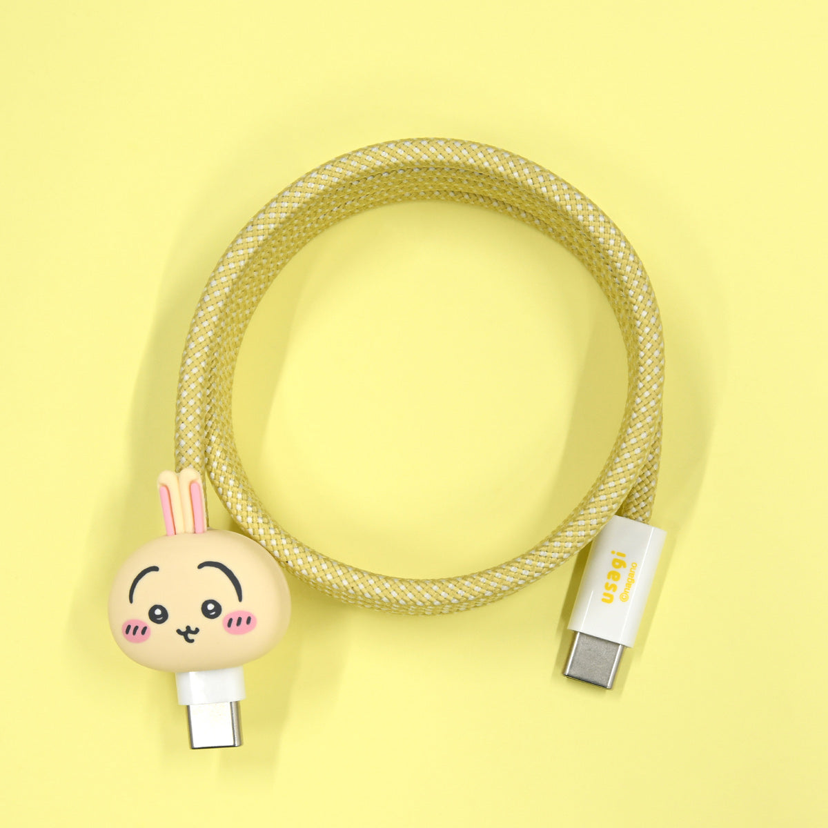 ちいかわ PD60W対応 USB2.0 Type-C マスコットマグネットケーブル（うさぎ）