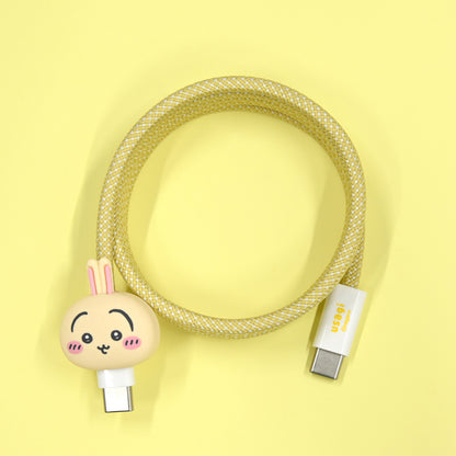 ちいかわ PD60W対応 USB2.0 Type-C マスコットマグネットケーブル（うさぎ）