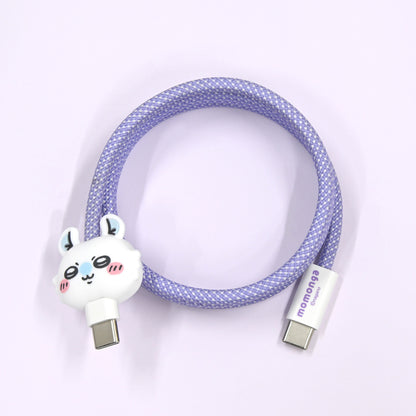 ちいかわ PD60W対応 USB2.0 Type-C マスコットマグネットケーブル（モモンガ）