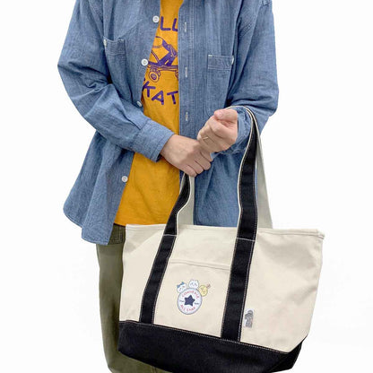 Chiikawa x Converse Canvas Tote Bag M (Black)