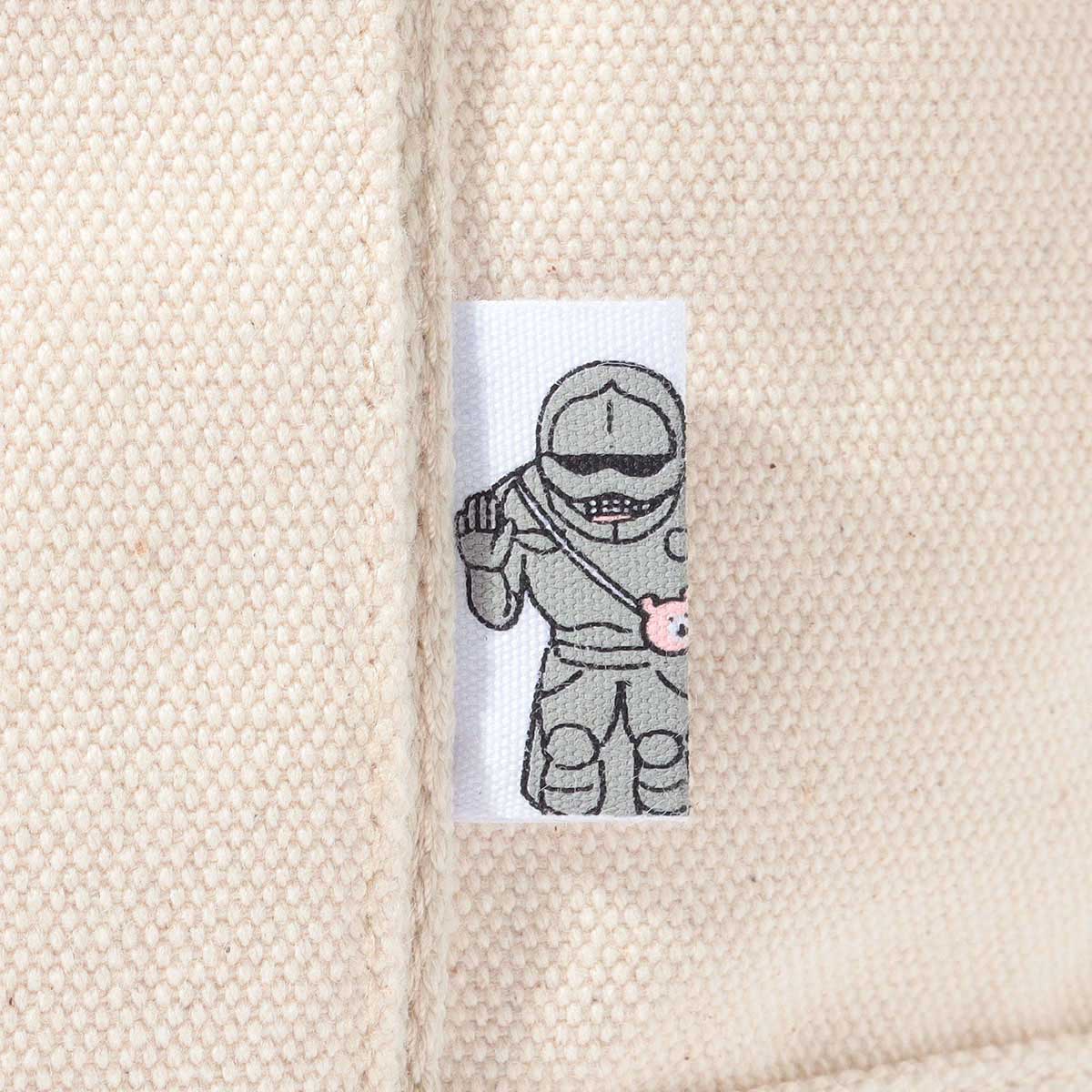 치이카와×컨버스 캔버스 토트백 S (블랙)