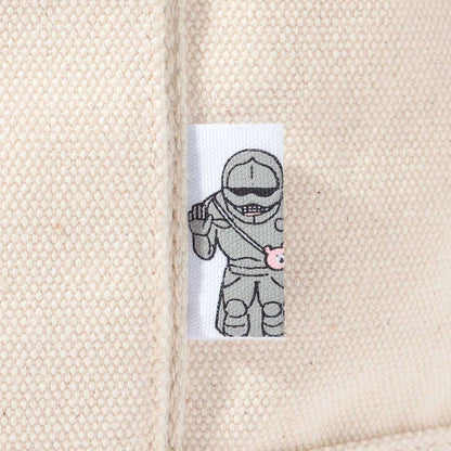 吉伊卡哇×Converse 帆布手提袋S（米色）