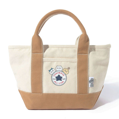 吉伊卡哇×Converse 帆布手提袋S（米色）