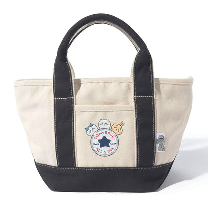 치이카와×컨버스 캔버스 토트백 S (블랙)