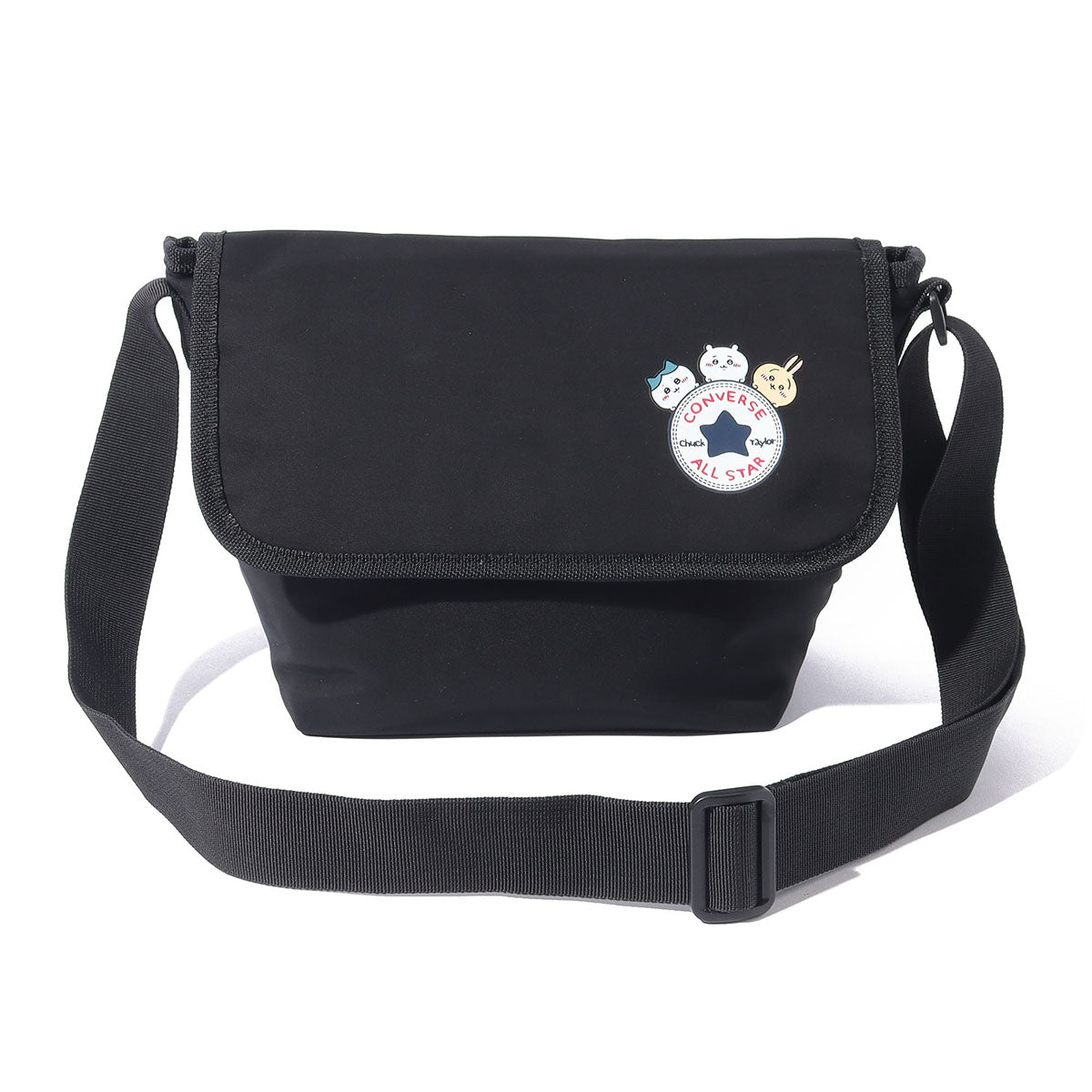 吉伊卡哇×Converse 信使包（黑色）