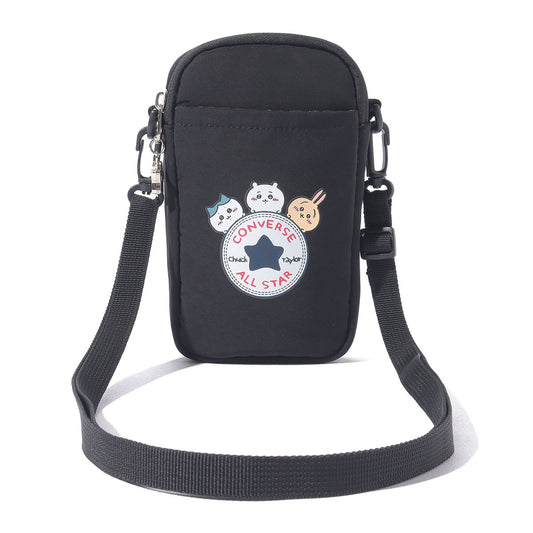 ちいかわ×コンバース モバイルショルダー（ブラック）