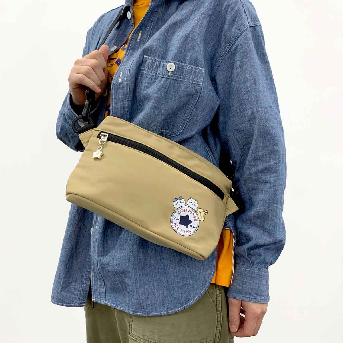 Chiikawa x Converse Shoulder Bag (Beige)