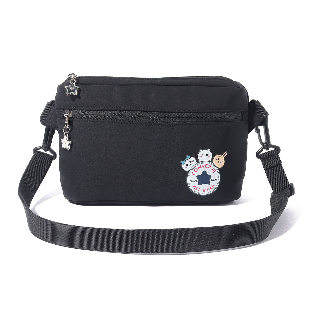 吉伊卡哇×Converse 单肩包（黑色）