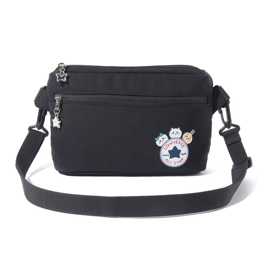 ちいかわ×コンバース ショルダーバッグ（ブラック）