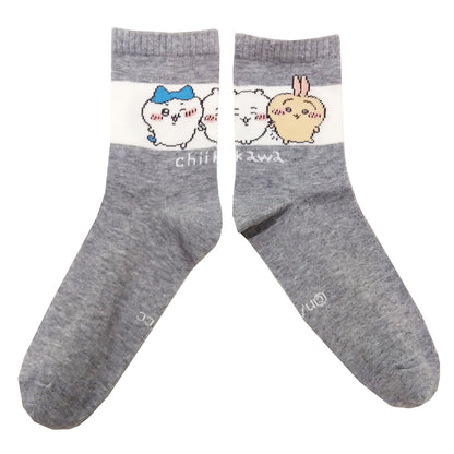Chiikawa Crew Socks (good friendsda) Women's