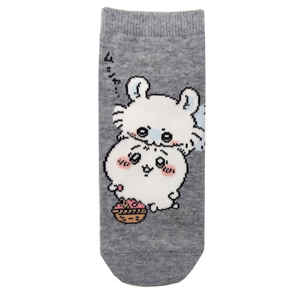 Chiikawa Sneaker Length Socks (Chiikawa Momonga) Women's