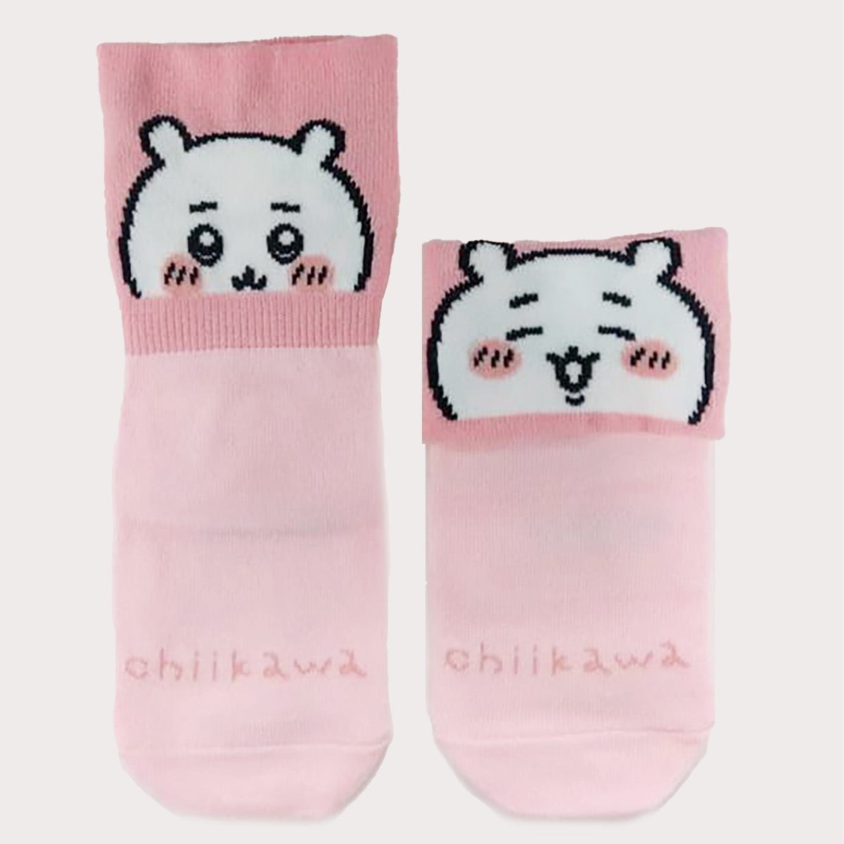 吉伊卡哇 翻折中筒襪（吉伊卡哇）兒童用