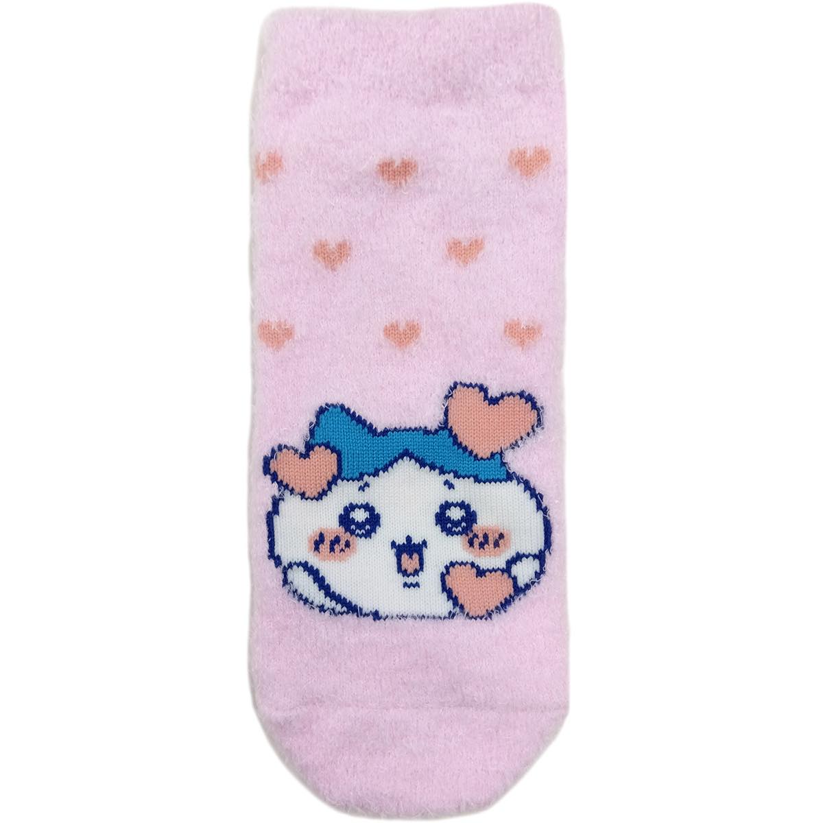 Chiikawa Cozy Sneaker Socks (Hachiware Heart) for Women