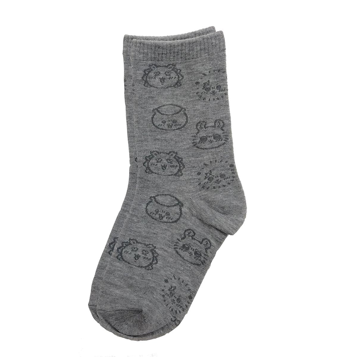 吉伊卡哇 中筒襪（次要角色臉部總圖案）兒童款