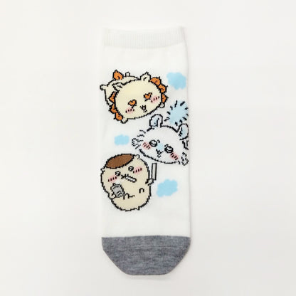 Chiikawa Sneaker Length Socks (Sky) Men's