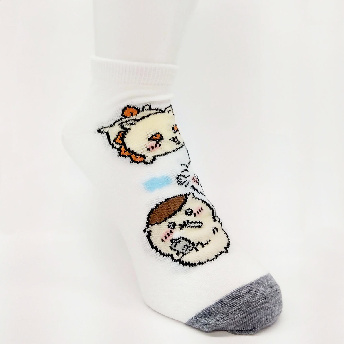 Chiikawa Sneaker Length Socks (Sky) Men's