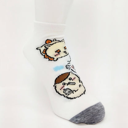 Chiikawa Sneaker Length Socks (Sky) Men's