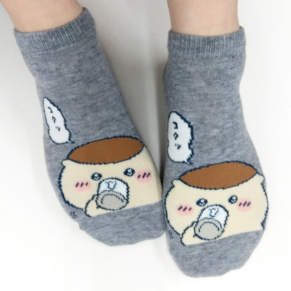 ちいかわ スニーカーソックス（くりまんじゅうコクッ） レディース用
