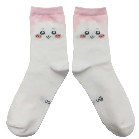 Chiikawa Crew Socks (Chiikawa Face) for Women