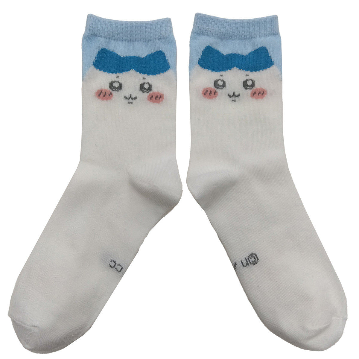 Chiikawa Crew Socks (Hachiware Face) for Women