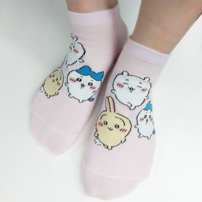 Chiikawa Mesh Sneaker-Length Socks (Good Friends)