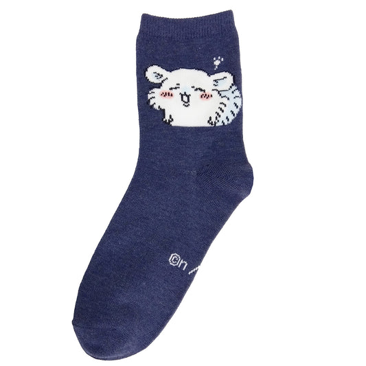 Chiikawa Crew Socks (Momonga Yawn) for Women
