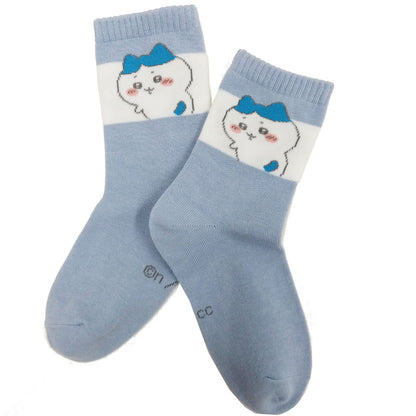 吉伊卡哇 船領襪（八割回頭 藍色）