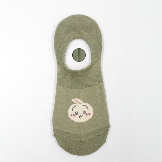 Chiikawa Kokopita Sneaker-Length Socks (Usagi Green)