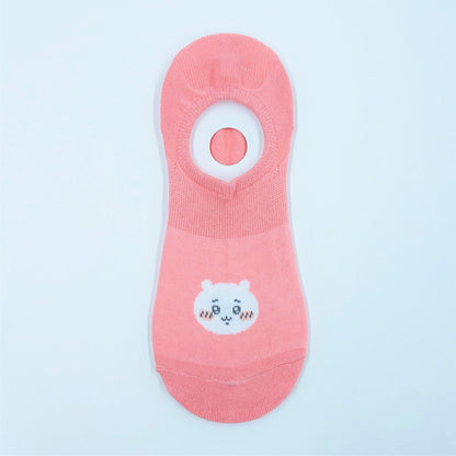 ちいかわ ココピタ スニーカー丈（ちいかわ サーモンピンク）