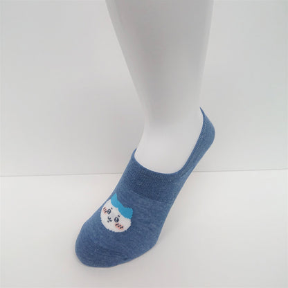 Chiikawa Kokopita Sneaker-Length Socks (Hachiware Navy)