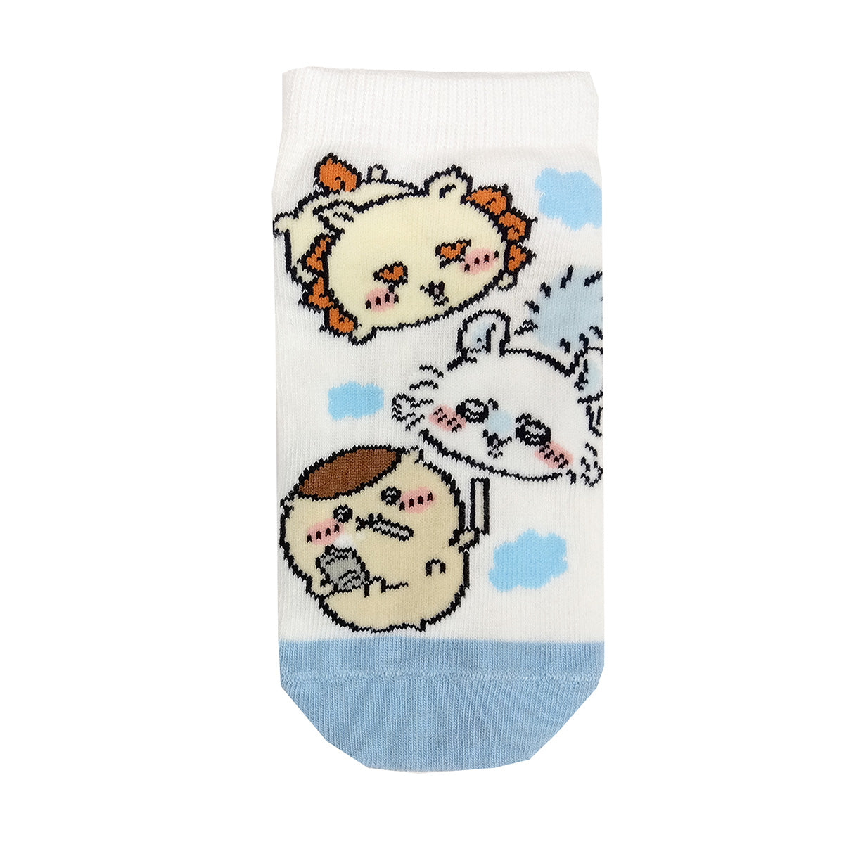 Chiikawa Sneaker-length Socks (Sub Sky) for Kids