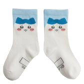 Chiikawa Crew Socks (Hachiware Face)