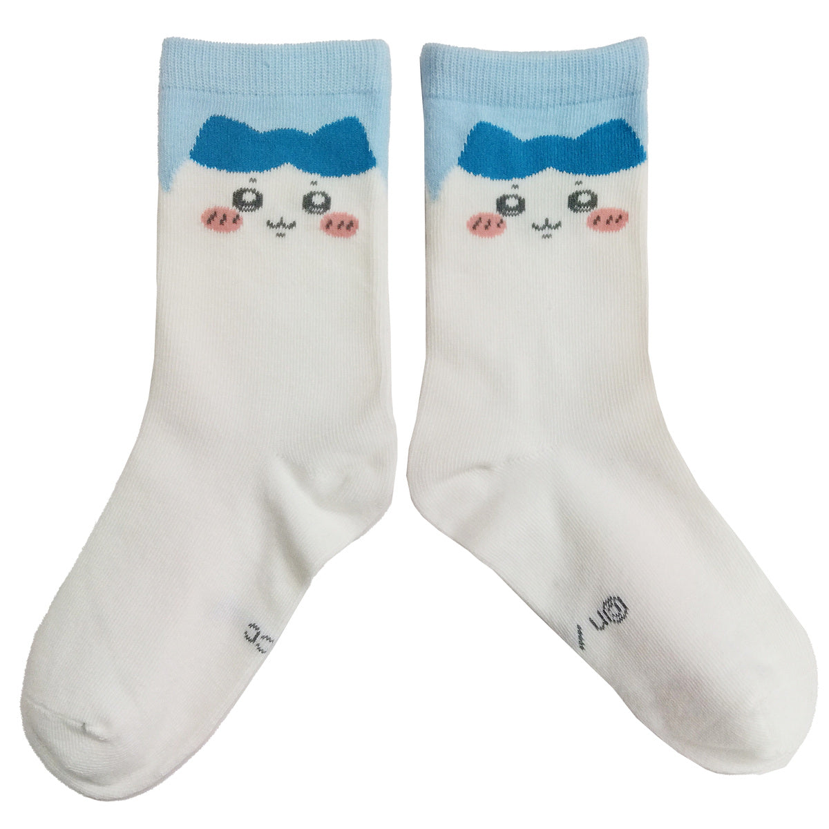 Chiikawa Crew Socks (Hachiware Face)
