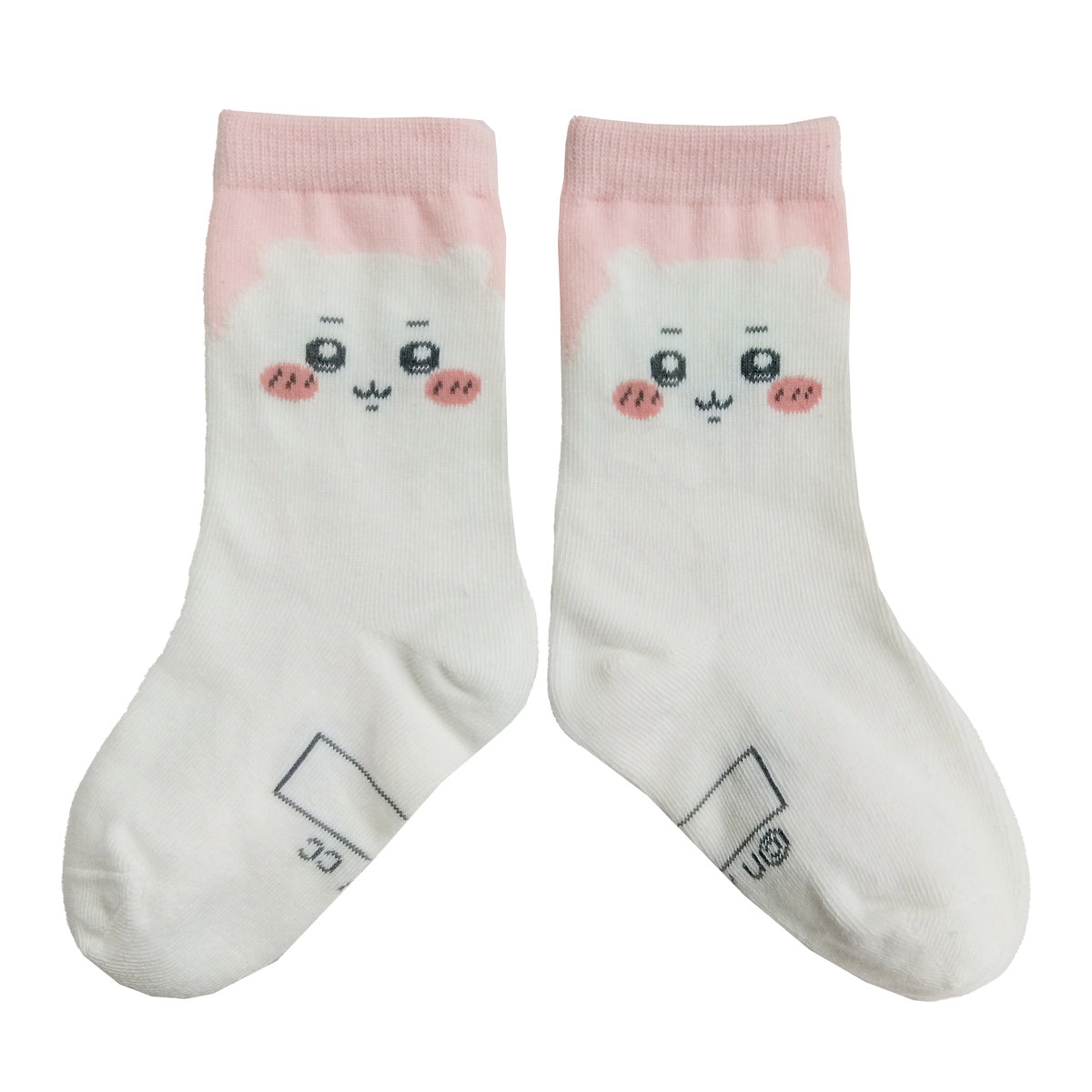 Chiikawa Crew Socks (Chiikawa Face)