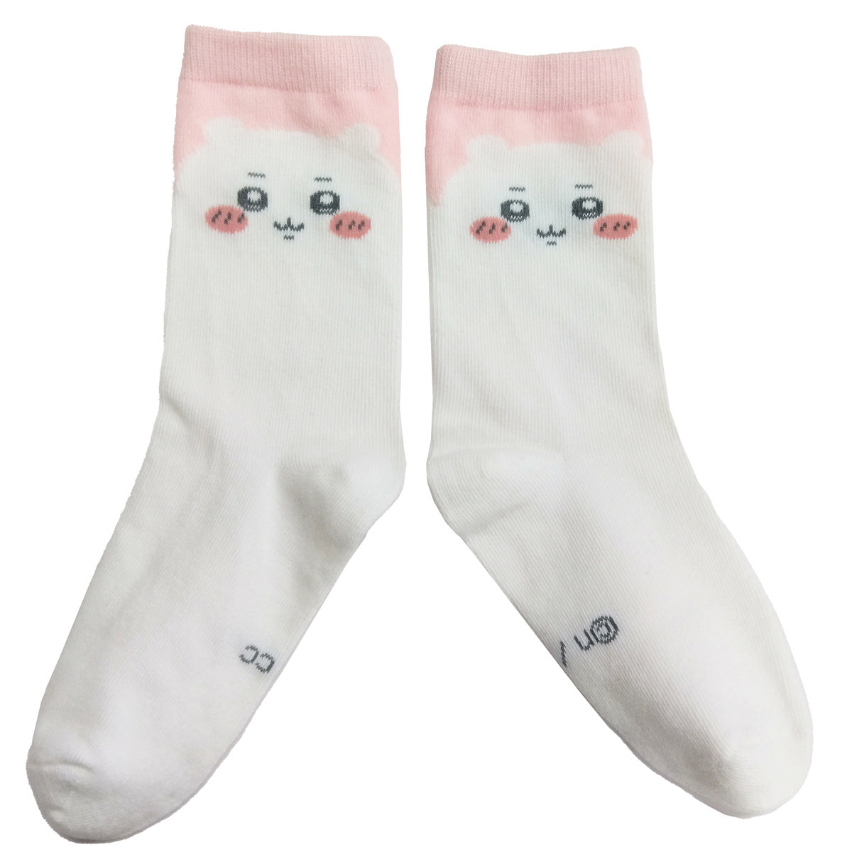 Chiikawa Crew Socks (Chiikawa Face)