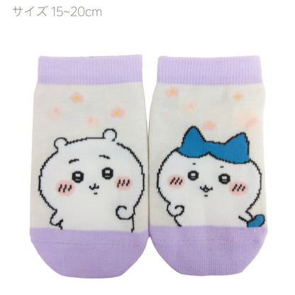 Chiikawa Sneaker-Length Socks (Chiikawa & Hachiware, Left & Right)
