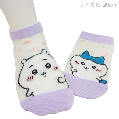 Chiikawa Sneaker-Length Socks (Chiikawa & Hachiware, Left & Right)