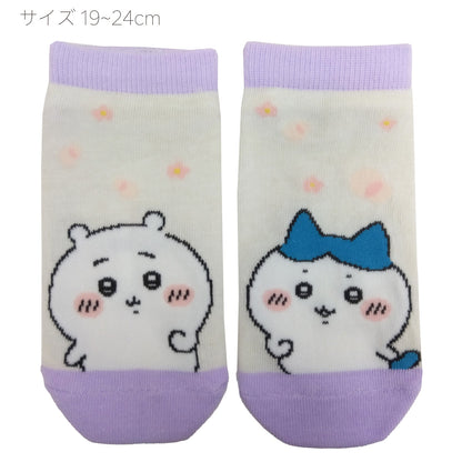 Chiikawa Sneaker-Length Socks (Chiikawa & Hachiware, Left & Right)