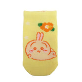 吉伊卡哇 網眼運動襪（兔兔・夏威夷風）